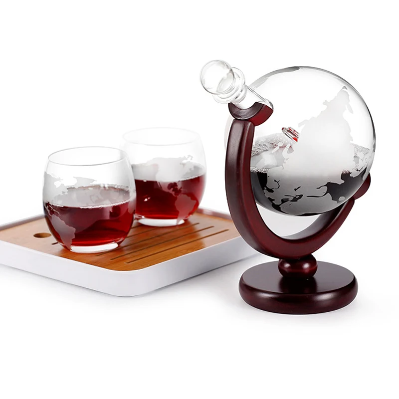 Decanter Globe Set - Karafka do whisky Globe Zestaw kieliszków