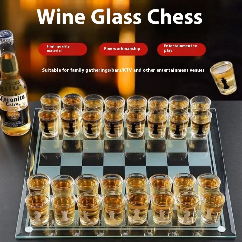 Home Bar Set - Zestaw przezroczystych szklanek do wina Gry