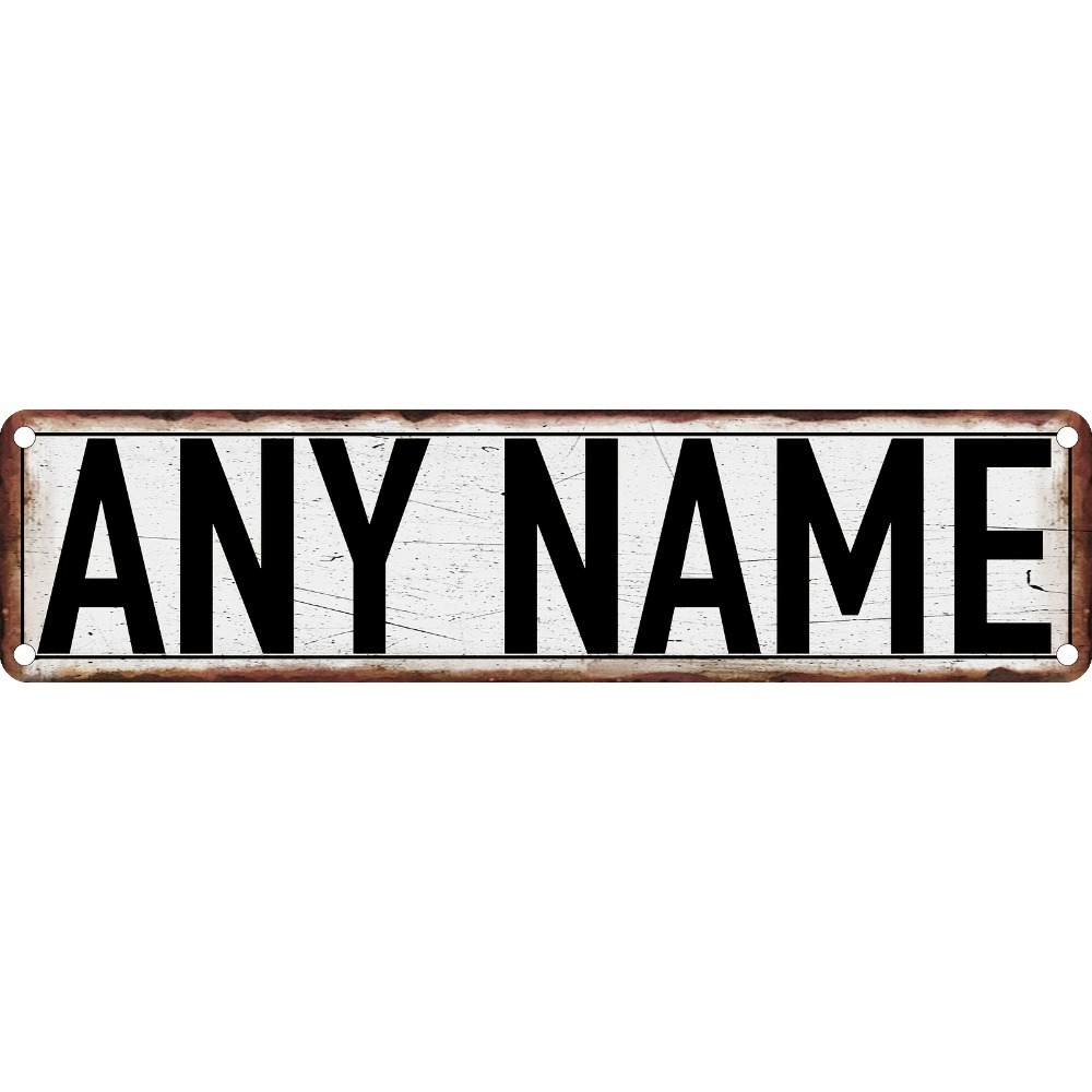 Home Bar Signs - Płaska tabliczka uliczna 2D z aluminium,