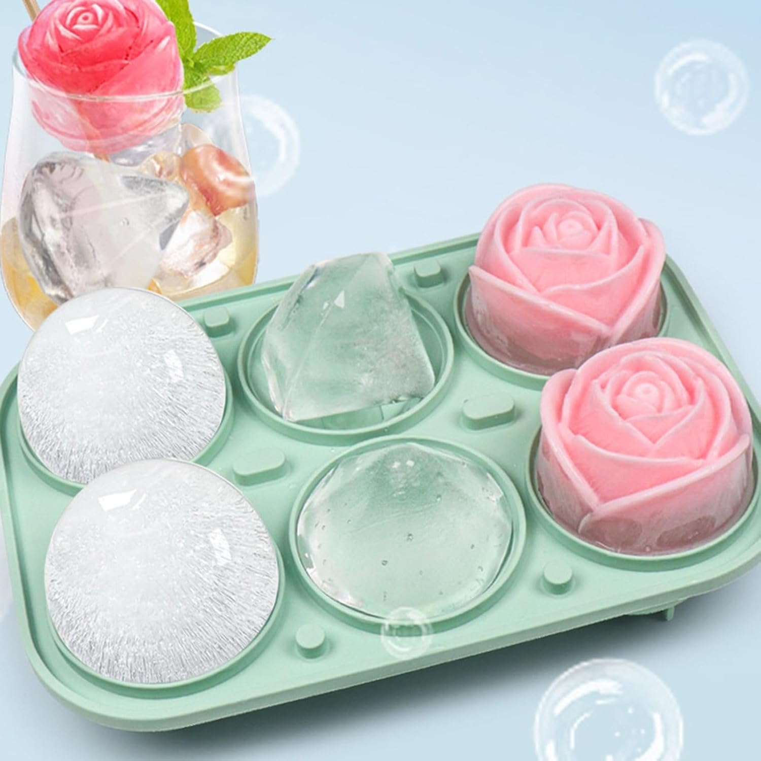 Duża forma do lodu z pokrywką, – Ice Mold Sphere recenzja i cena