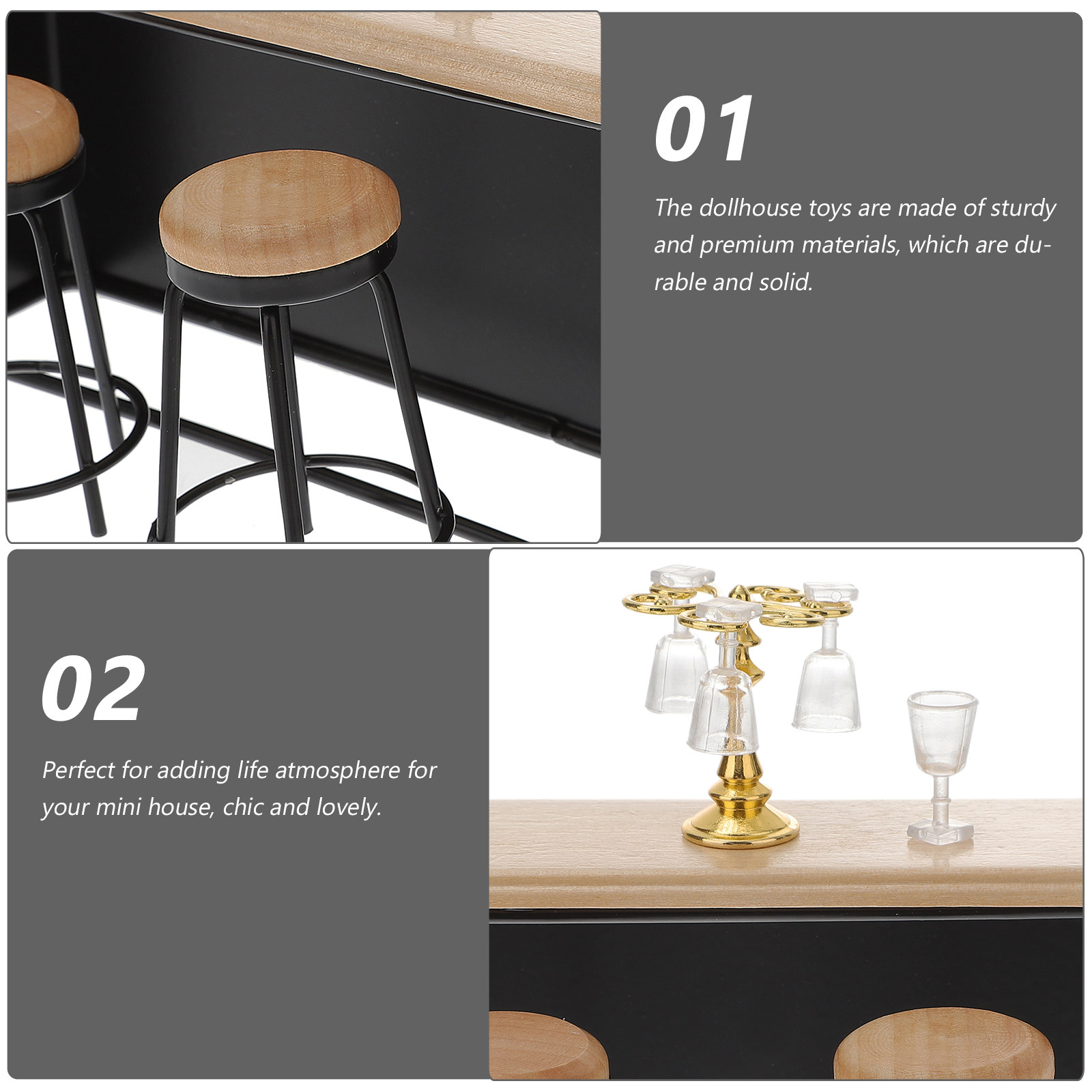 8-częściowy miniaturowy zestaw – Home Bar Set recenzja i cena