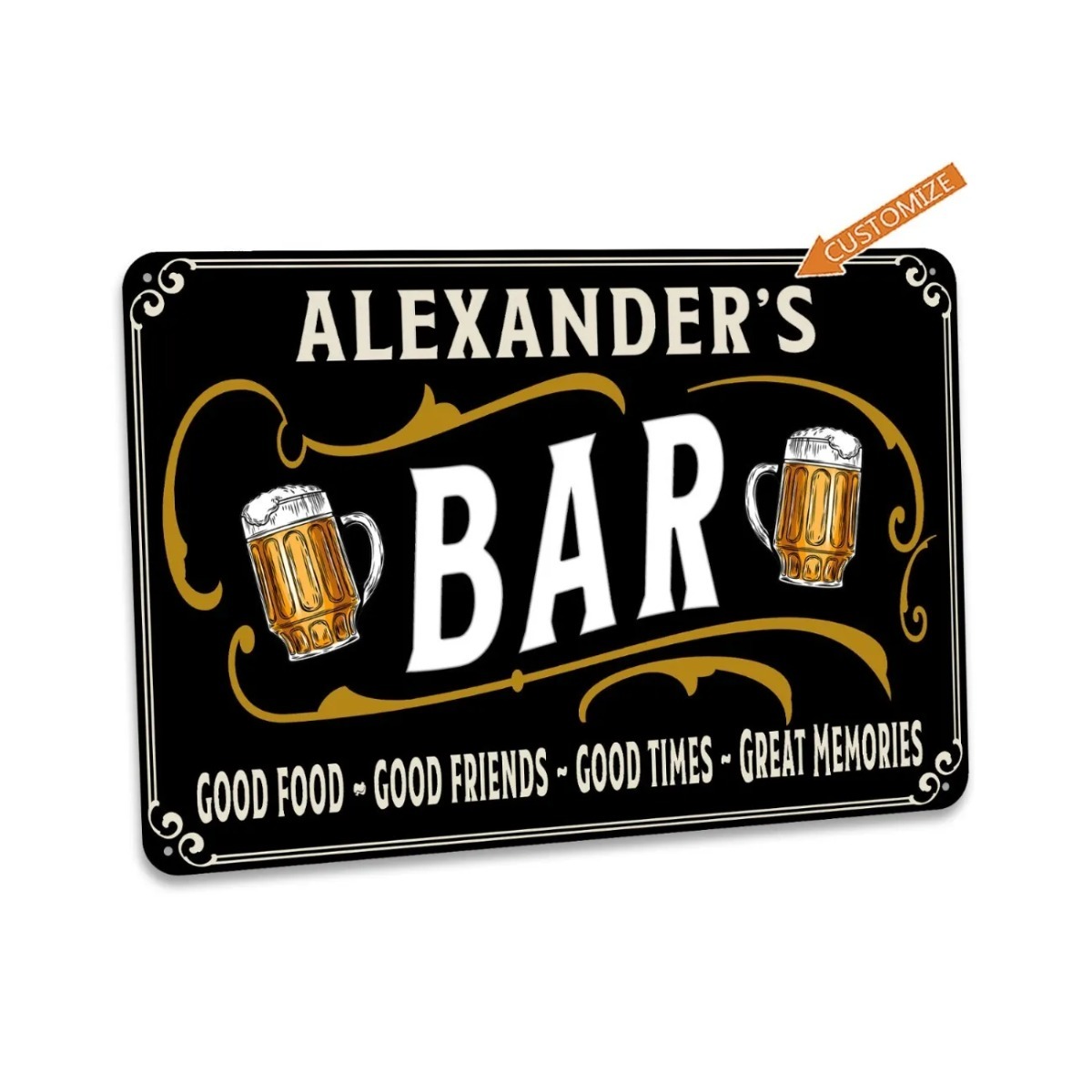 Personalizowany szyld barowy,  – Home Bar Signs recenzja i cena