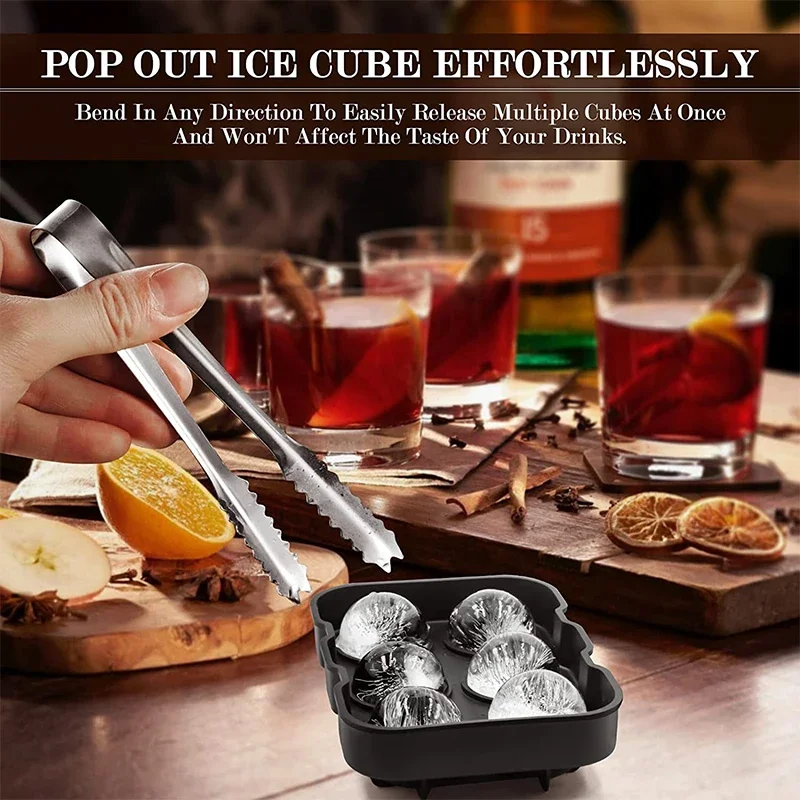 Duże tacki na kostki lodu Sili – Ice Mold Sphere recenzja i cena
